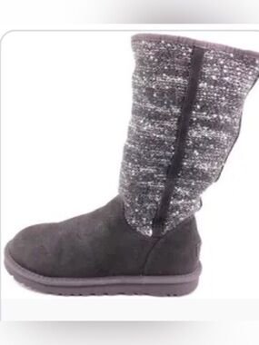 UGG Australia Camaya Sequin
Knit Suede Winter Boots